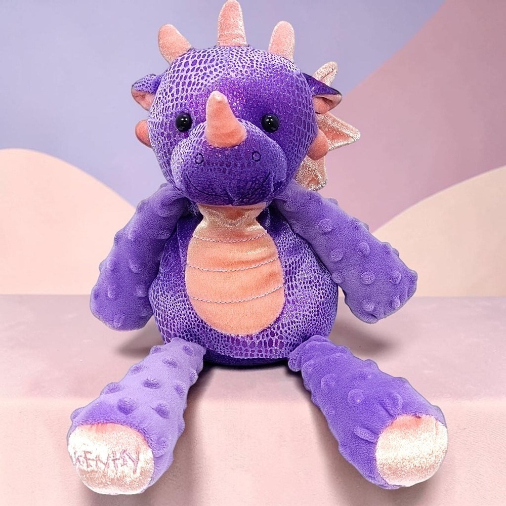 Scentsy Snap The Purple Dragon Buddy Plush Scented Toy With Scent Pack Retired
